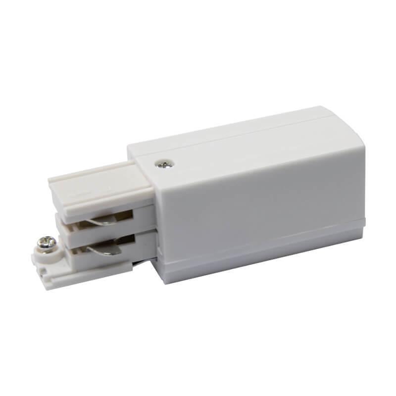 Ввод питания для шинопровода левый (09740) Uniel UBX-A02 Silver