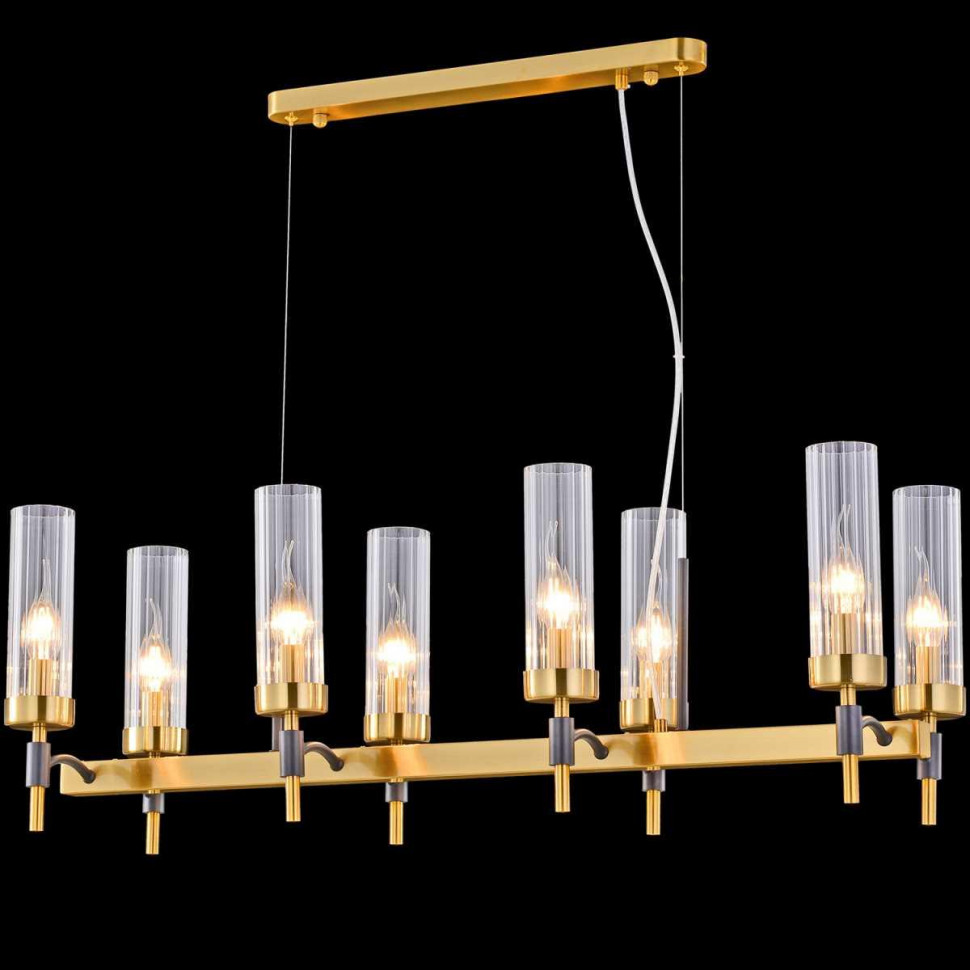 Подвесная люстра Illumico IL5177-8LLS-29 BRASS TUBO