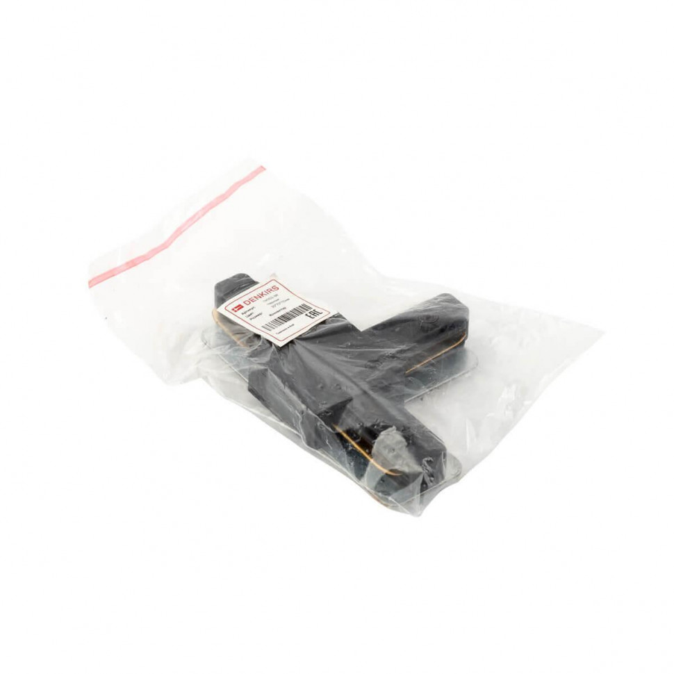 Коннектор T-образный Denkirs DK Track Black TR1103-BK