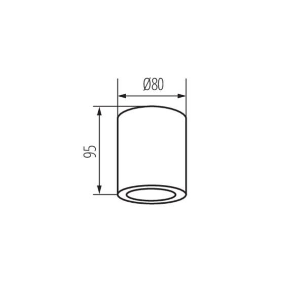 Накладной светильник Kanlux Sani IP44 DSO-B 29240