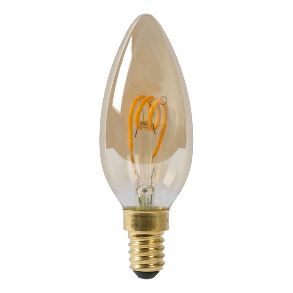 Светодиодная диммируемая лампа Lucide E14 3W 2200K cвеча 49043/03/62