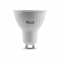 Лампа светодиодная Gauss GU10 9W 4100K матовая 13629