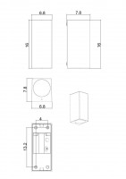 Архитектурный светильник Arte Lamp Artefact A3404AL-2BK