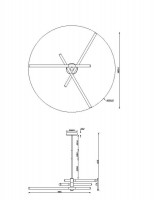 Подвесная люстра Maytoni Technical Axis MOD106CL-L40G3K