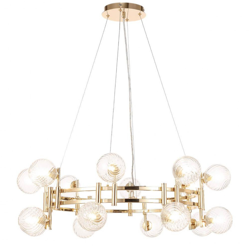 Подвесная люстра Crystal Lux LUXURY SP16 GOLD