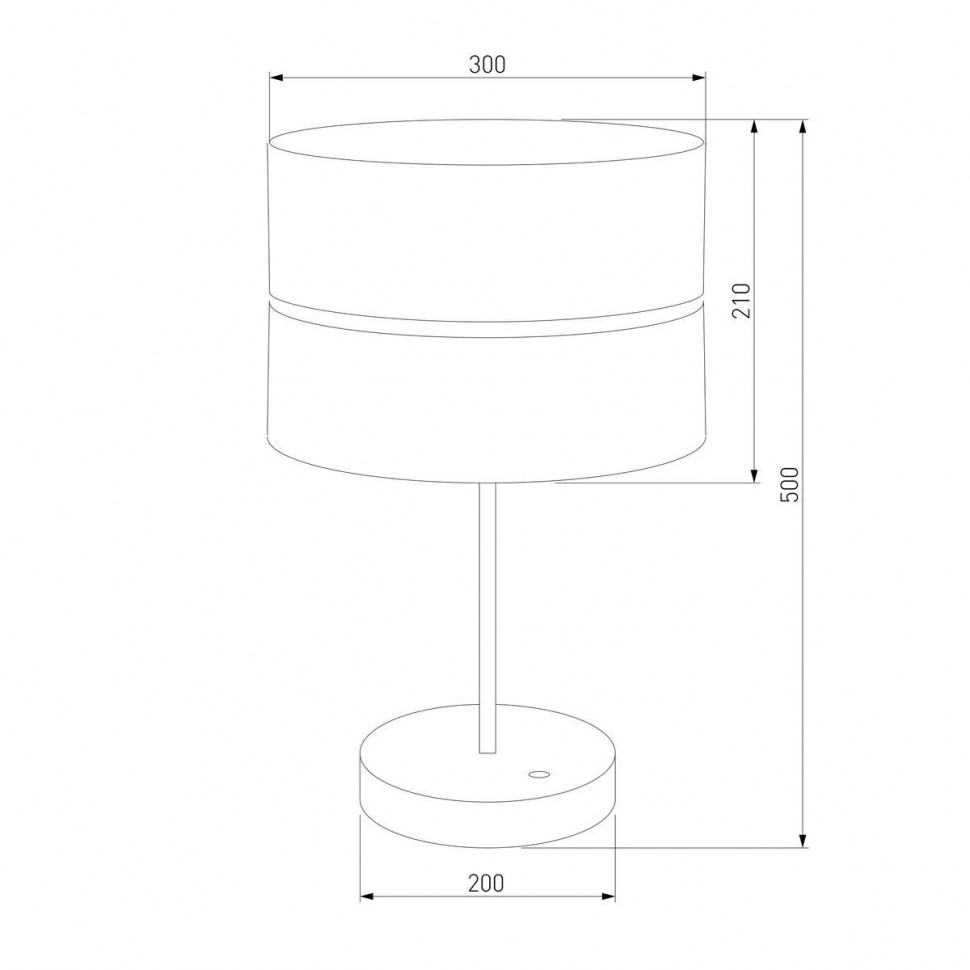 Настольная лампа TK Lighting 5472 Hilton Silver