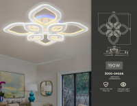 Потолочный светодиодный светильник Ambrella Light Acrylica FA8844