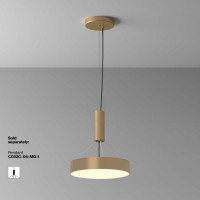 Потолочный светильник Maytoni Zon C032CL-36W3K-RD-MG