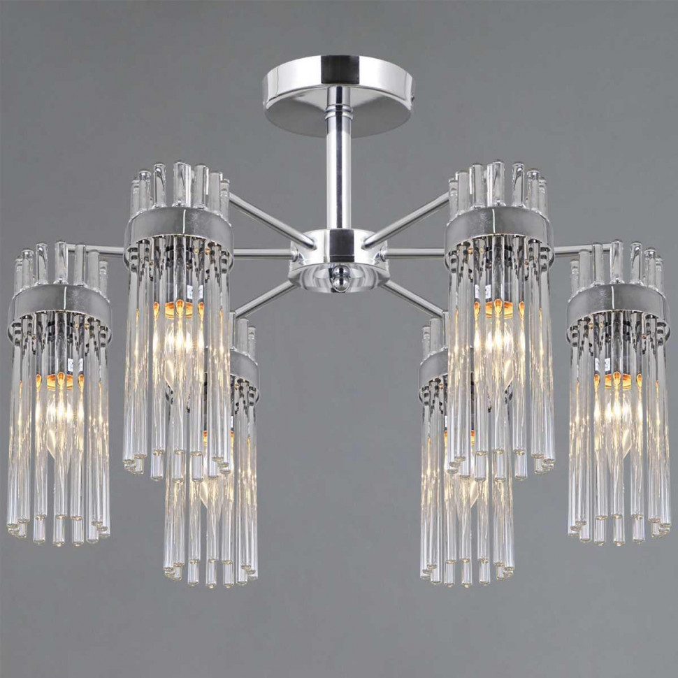 Люстра на штанге Illumico IL0761-6CSQ-25 CR GENOA