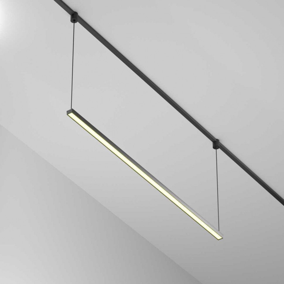 Трековый подвесной магнитный светильник Maytoni Basis TR170-1-52W3K-B