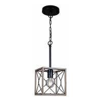 Подвесной светильник Illumico IL1008-1P-05 BK WOOD