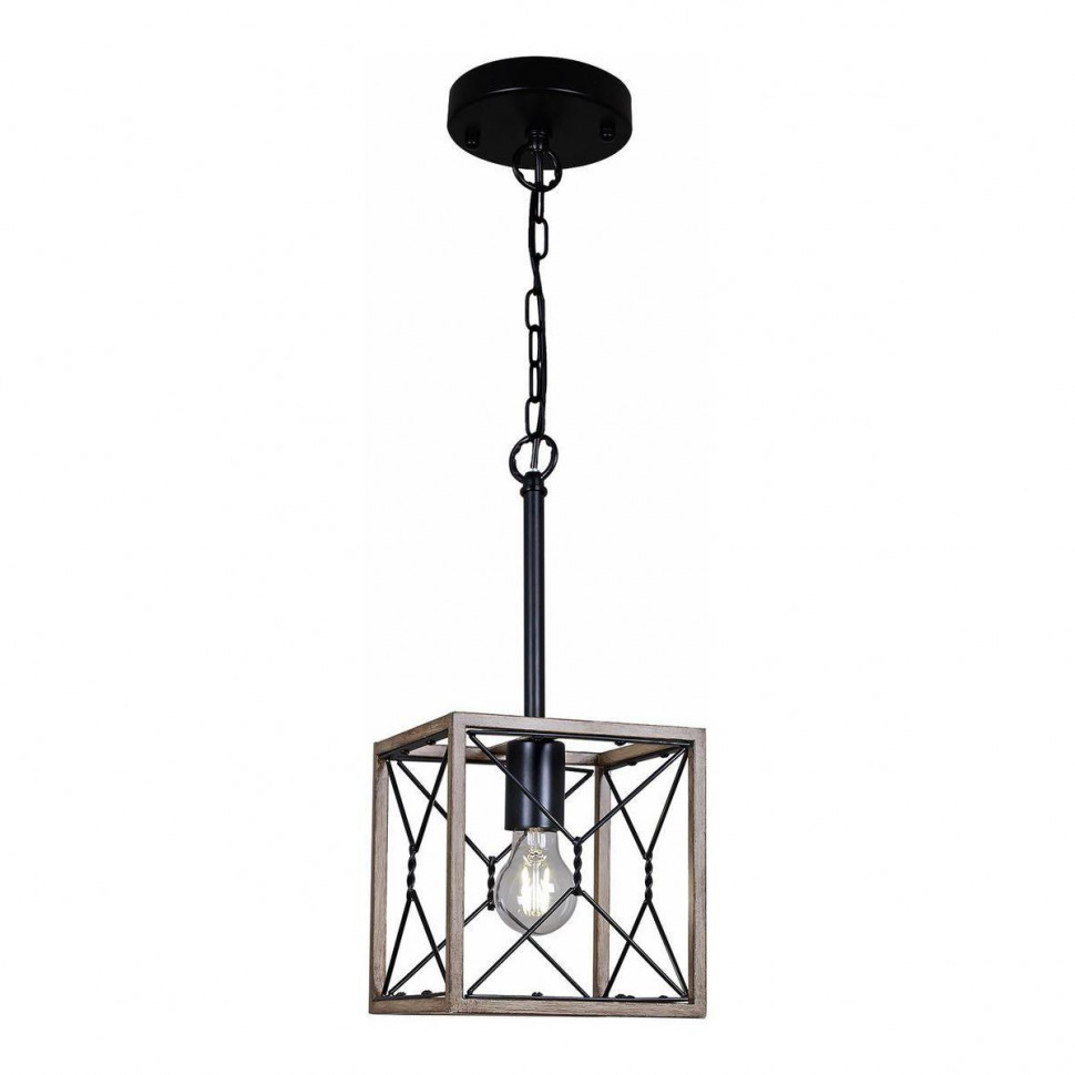 Подвесной светильник Illumico IL1008-1P-05 BK WOOD