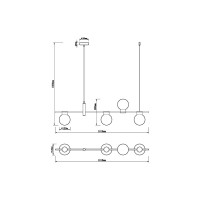 Подвесная люстра Vele Luce Ideale VL5872P24
