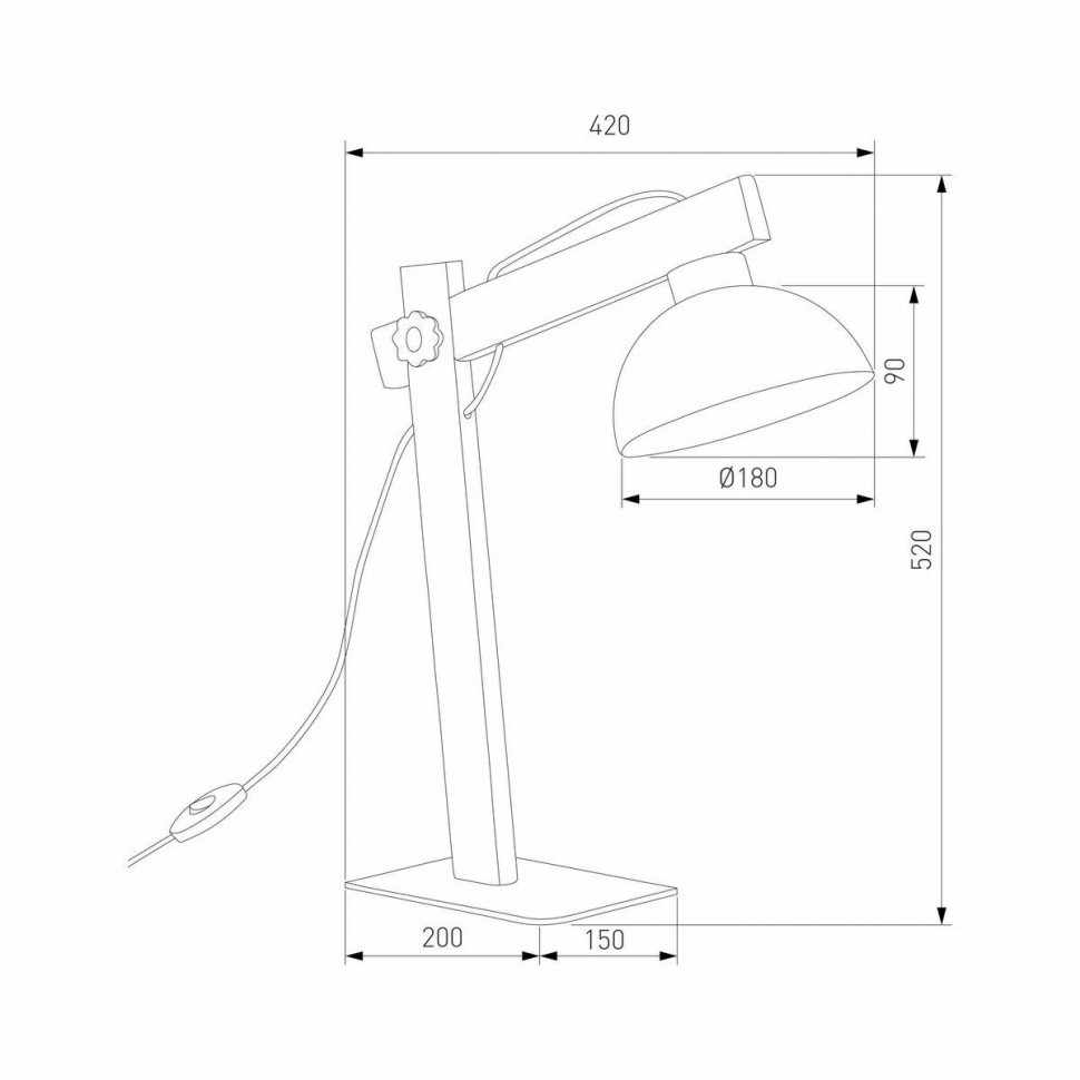 Настольная лампа TK Lighting 5347 Oslo a068404
