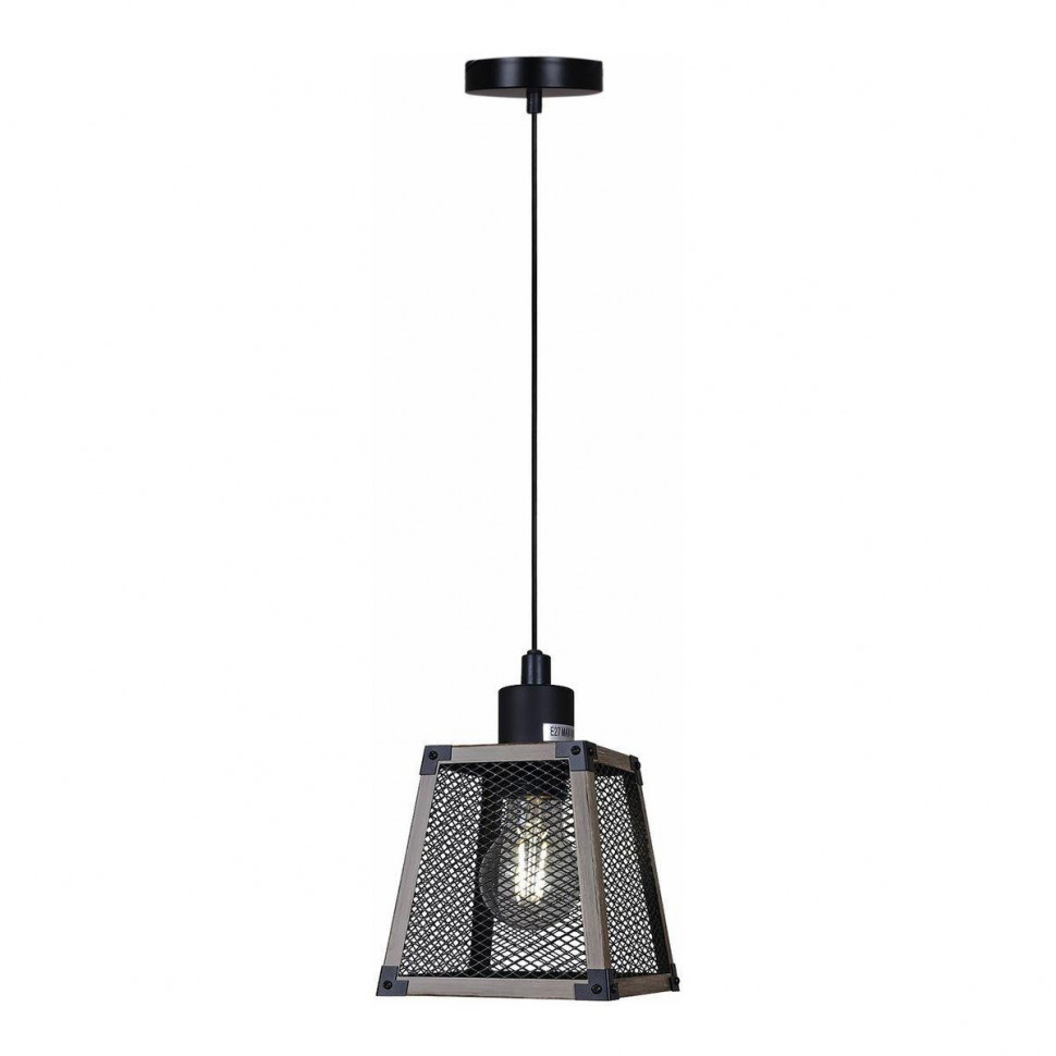 Подвесной светильник Illumico IL1006-1P-05 BK WOOD