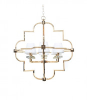 Подвесная люстра Lumina Deco Baltimore LDP 8020-6 GD+WT