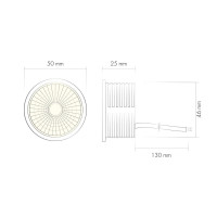 Светодиодный модуль Denkirs Slim Led DK3000-8W dim