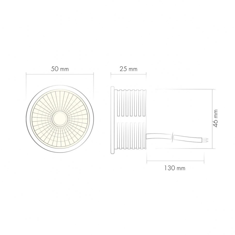 Светодиодный модуль Denkirs Slim Led DK3000-8W dim