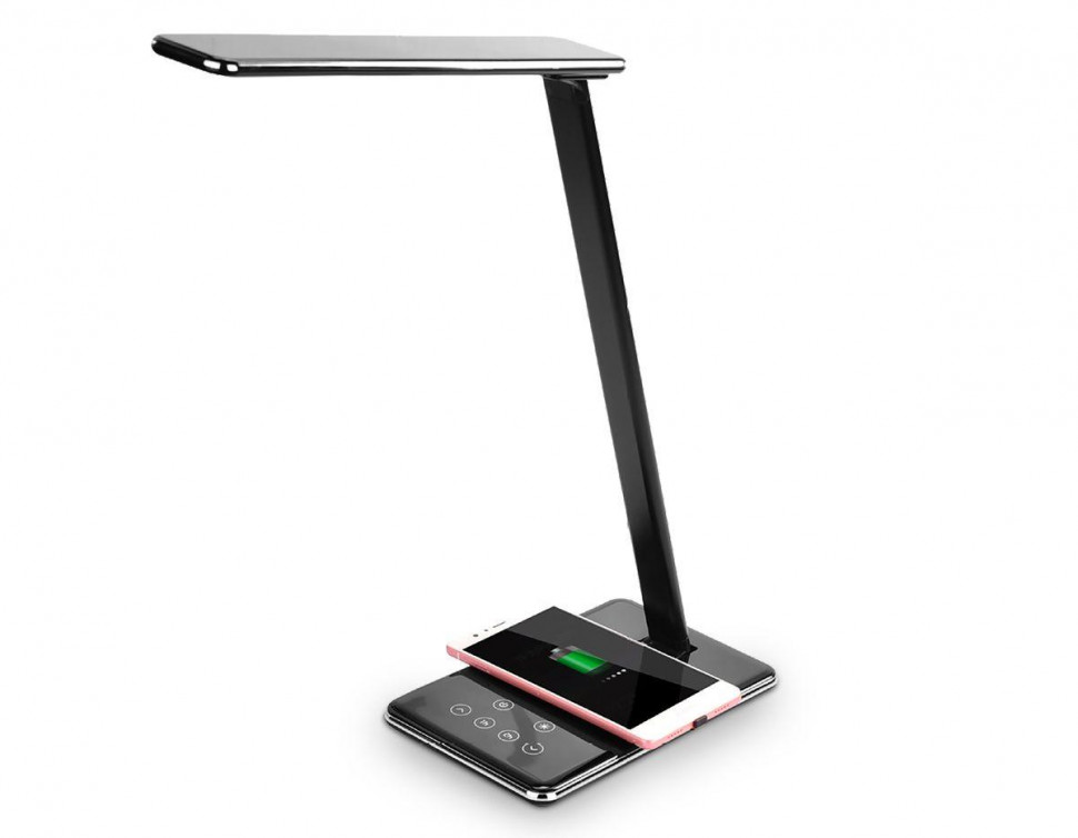Настольная лампа с беспроводной зарядкой и USB портом Ambrella Light Desk DE582