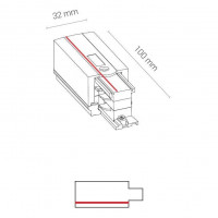 Заглушка с питанием правая Nowodvorski Ctls Power 8712