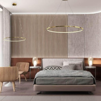 Подвесной светодиодный светильник Milosh Tendence Kosmina 0838CL-60GD