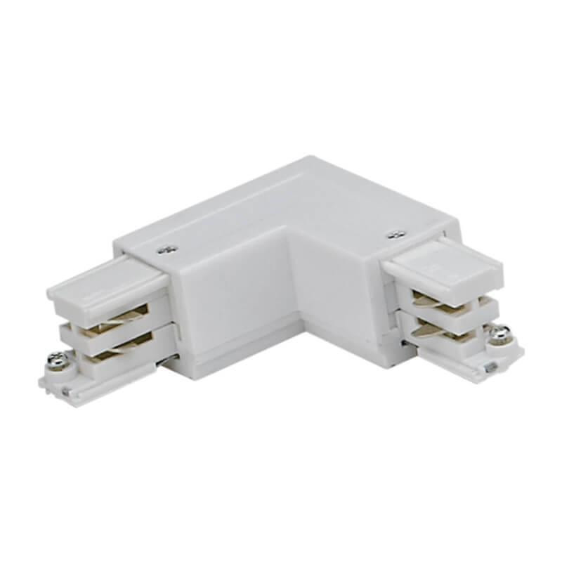 Соединитель для шинопроводов L-образный внешний (09762) Uniel UBX-A21 White