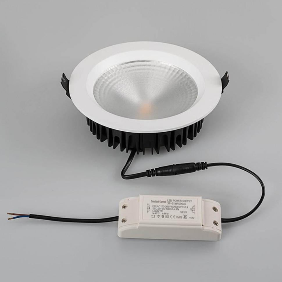 Встраиваемый светодиодный светильник Arlight LTD-187WH-Frost-21W Day White 021496