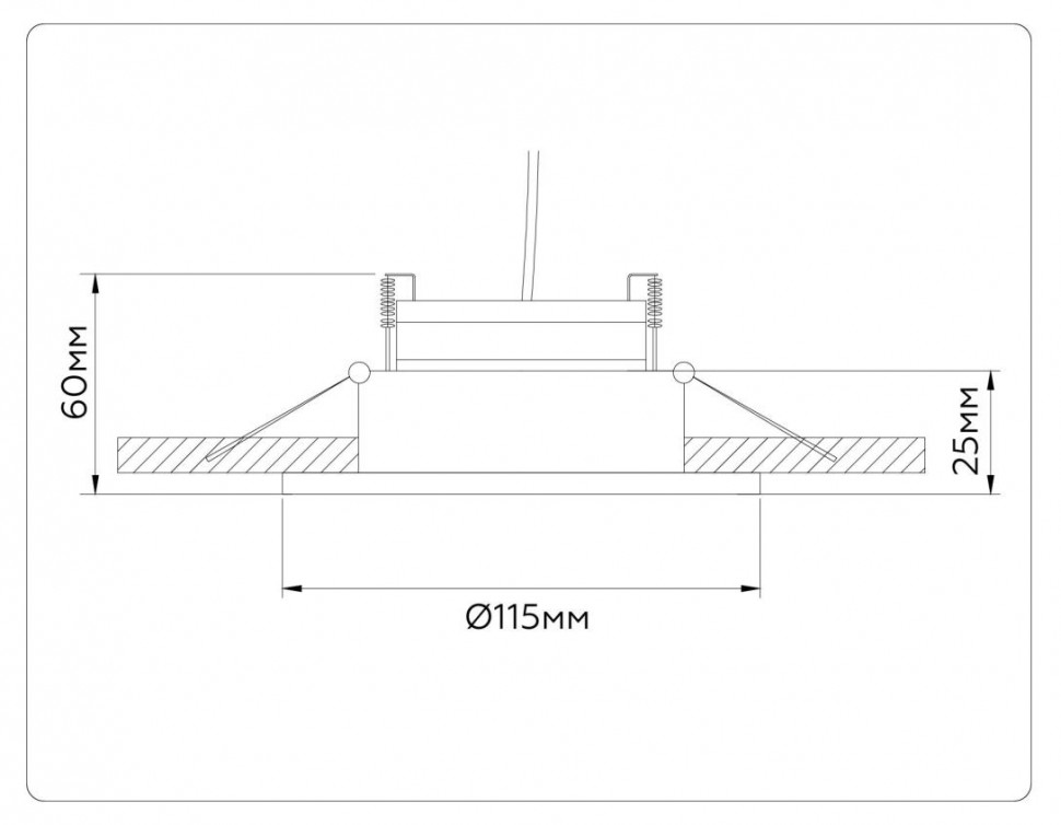 Встраиваемый светильник Ambrella Light GX Standard Tech Techno Spot TN52332