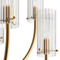 Люстра на штанге Maytoni Arco MOD223PL-08BS