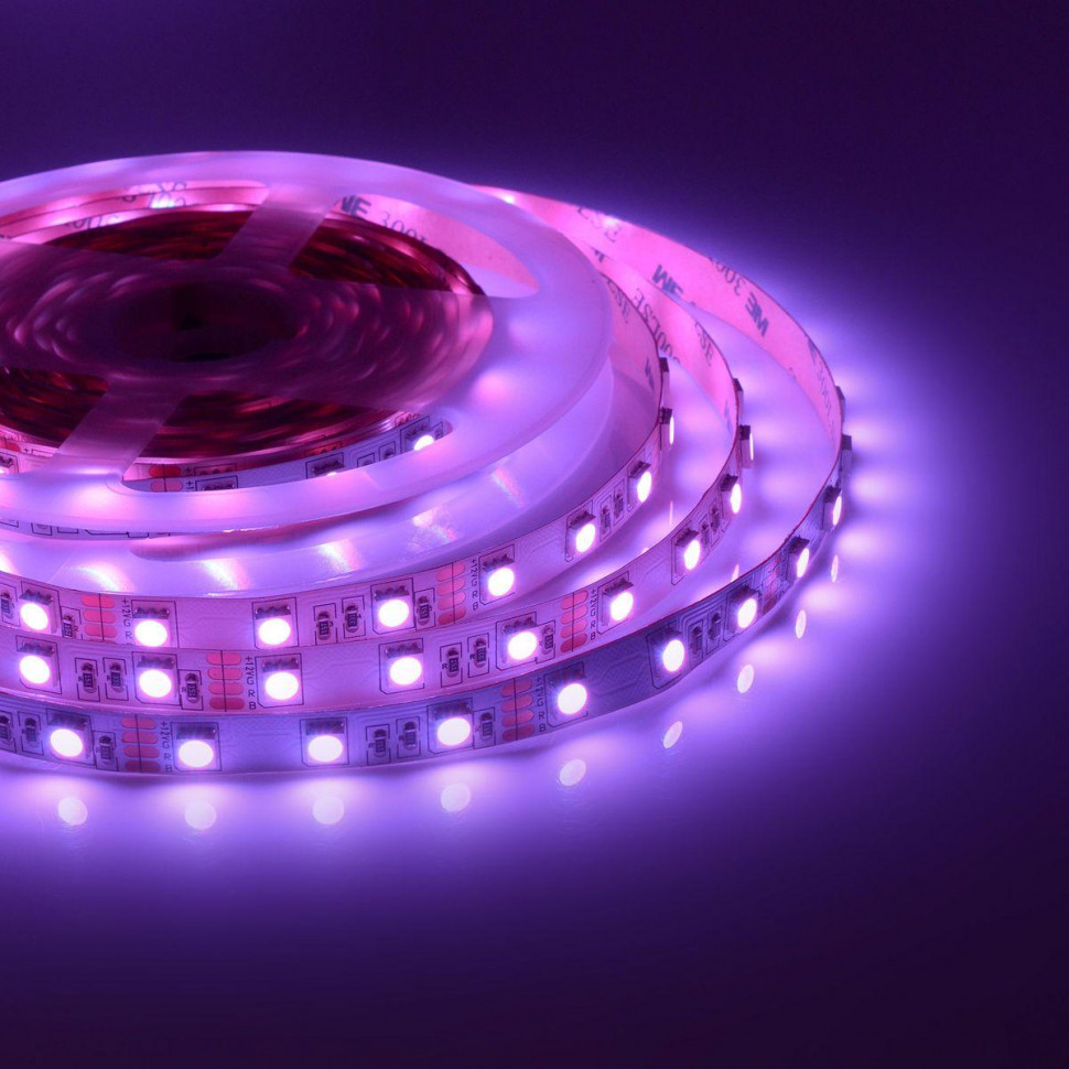 Светодиодная лента Apeyron 14,4W/m 60LED/m 5050SMD разноцветная 5M 17BL