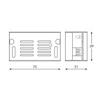 Блок питания Gauss Basic 15Вт DC12 IP20 BT500