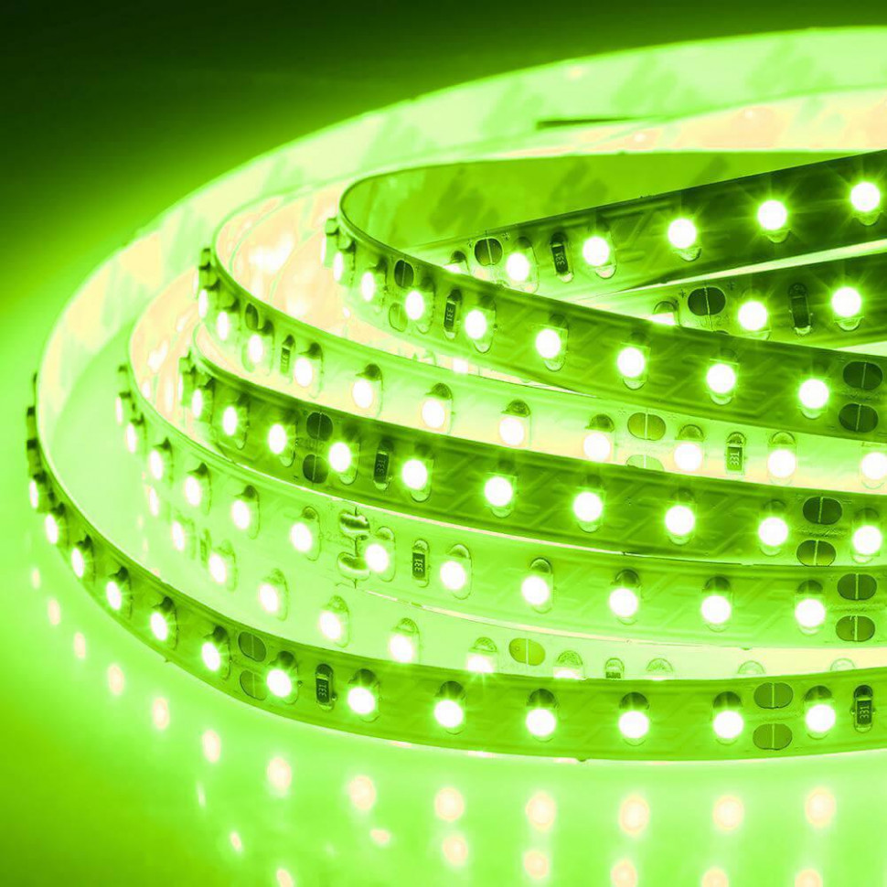 Светодиодная лента Arlight 9,6W/m 120LED/m 3528SMD желтый 5M 008780