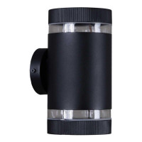 Уличный настенный светильник Reluce 86226-9.2-002CT 2*GX53 BK