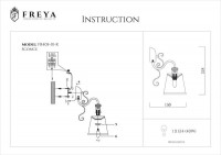 Бра Freya Driana FR2405-WL-01-BZ