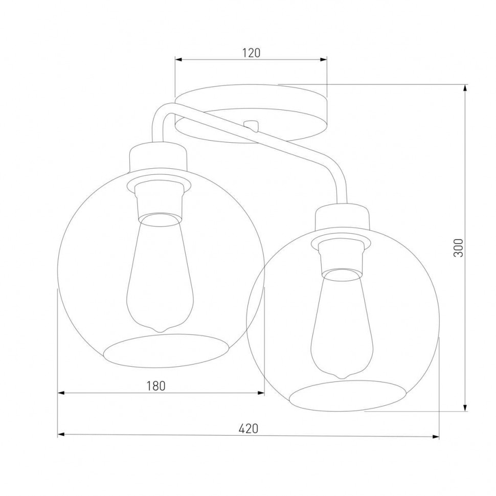 Потолочная люстра TK Lighting 4021 Bari