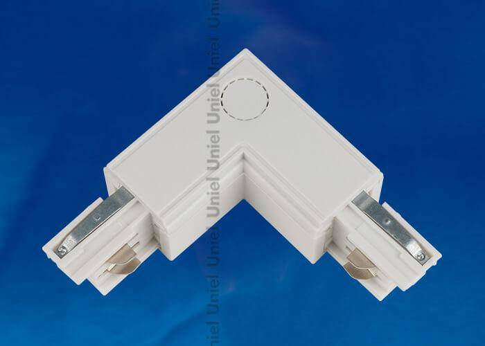 Соединитель для шинопроводов L-образный внутренний (09765) Uniel UBX-A22 White