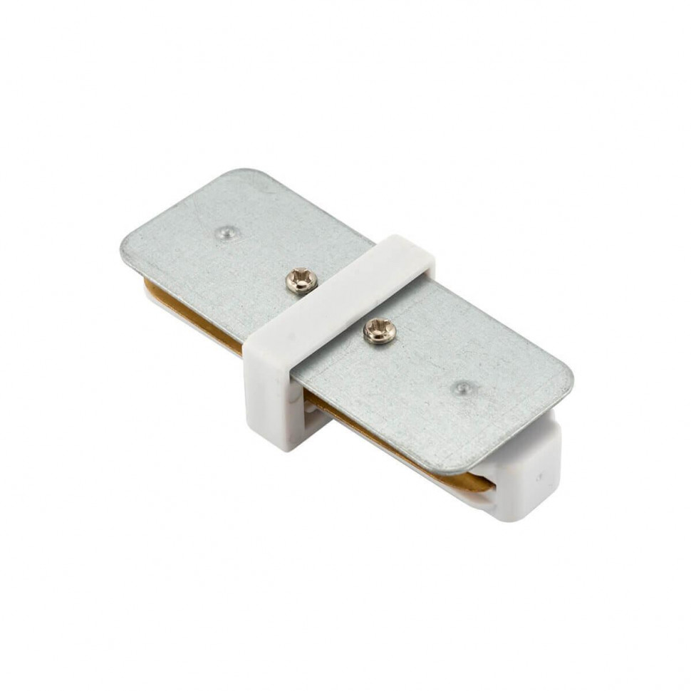 Коннектор прямой Denkirs DK Track White TR1101-WH