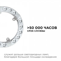 Светодиодный модуль со встроенным драйвером Apeyron 230В 2835 15Вт 1350 лм 6500К 02-57