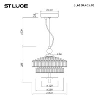 Подвесной светильник ST Luce Oriental SL6122.313.01