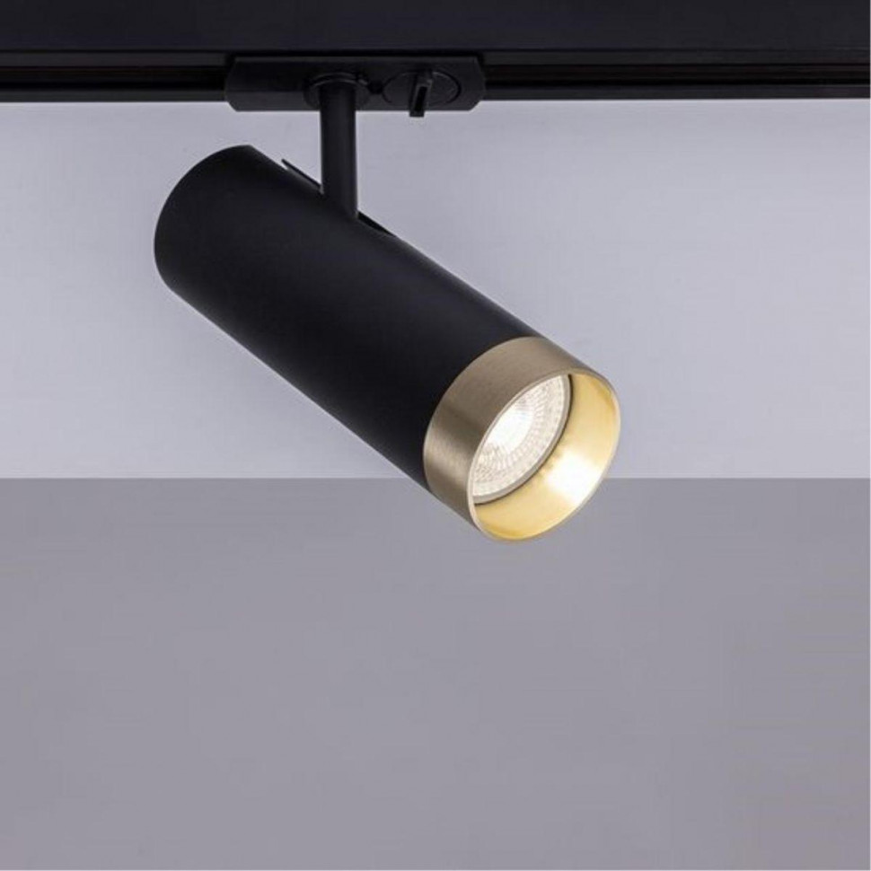 Трековый однофазный светильник Arte Lamp Topic A2356PL-1BK