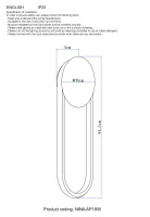 Настенный светильник Crystal Lux NINA AP18W LED BRASS