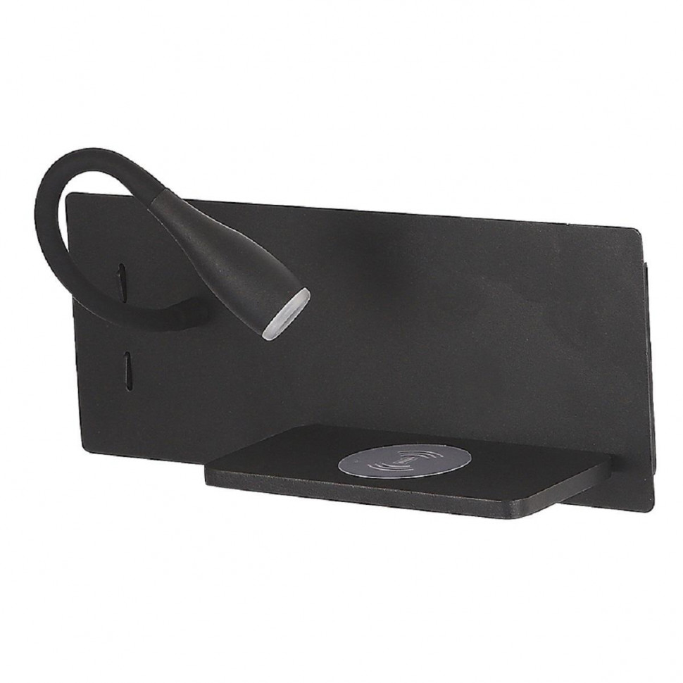 Настенный светильник Crystal Lux CLT 217W Qi+USB BL