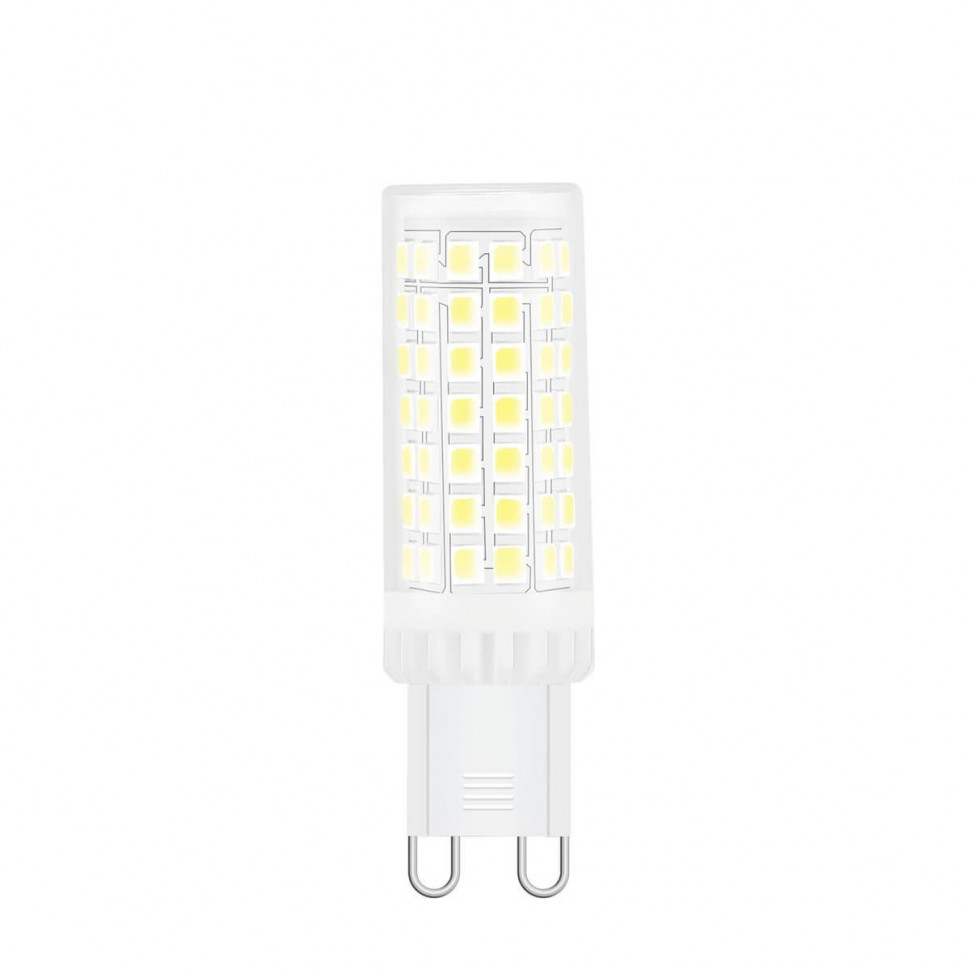 Лампа светодиодная диммируемая Gauss G9 5,5W 6500K прозрачная 107309355-D