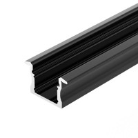 Профиль встраиваемый Arlight LINE-2315-F-2000 ANOD BLACK 044278
