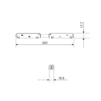 Прямой коннектор и планка Elektrostandard Slim Magnetic 85096/00 4690389188794 a061246
