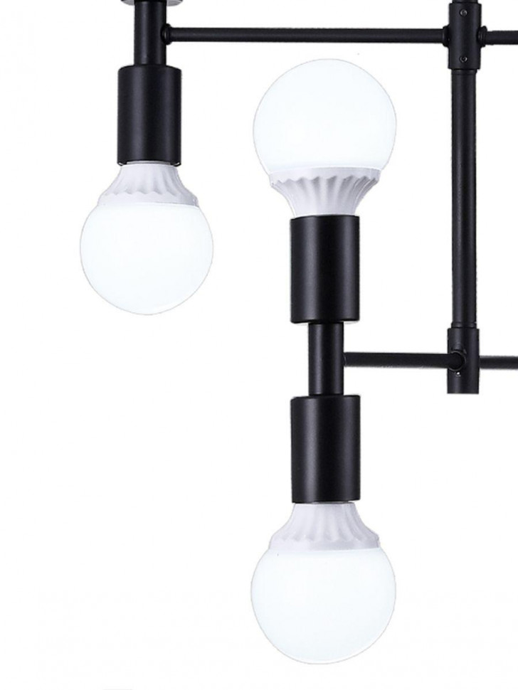 Подвесная люстра Natali Kovaltseva Loft Lux 75129/12C Black