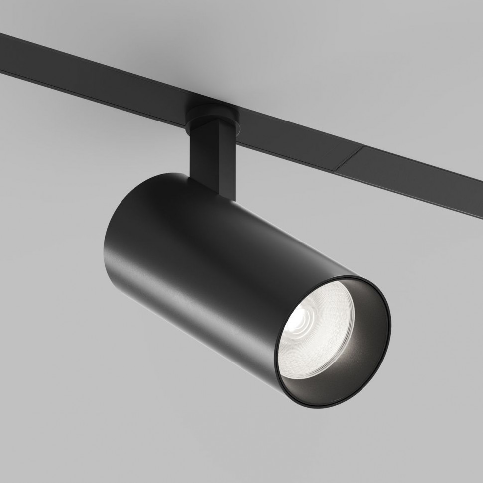 Трековый однофазный светильник Denkirs Simple Spot DK8220-BK