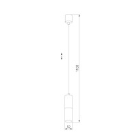 Подвесной светильник TK Lighting 4366 Elit Black
