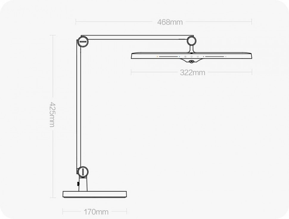 Настольная лампа Yeelight LED Vision Desk Lamp V1 Pro YLTD08YL