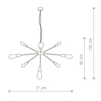Подвесная люстра Nowodvorski Rod 9130